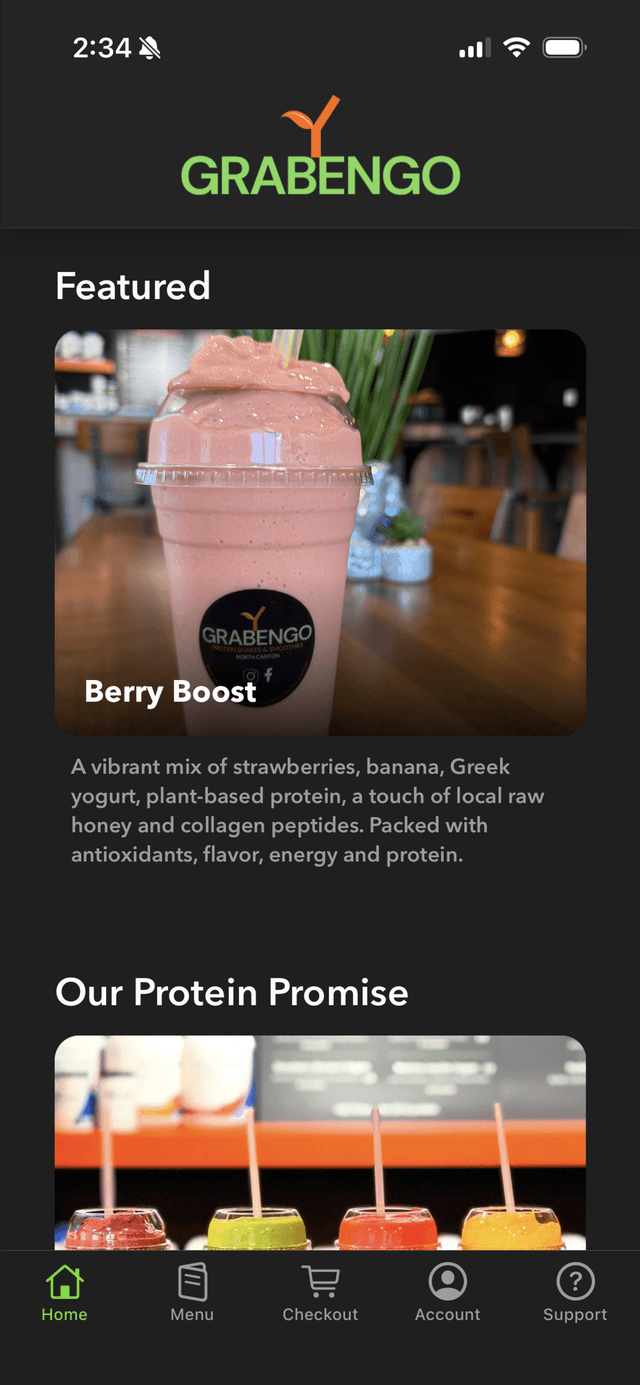 Grabengo app screenshot 1