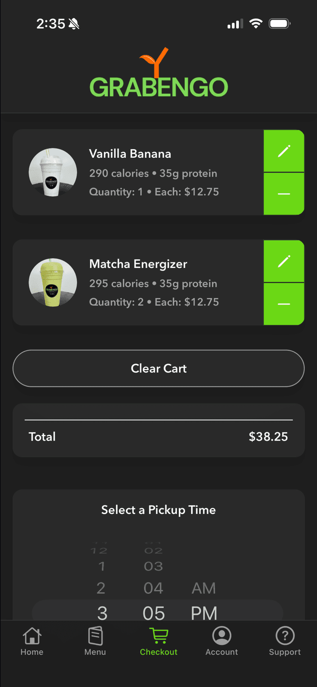 Grabengo app screenshot 4